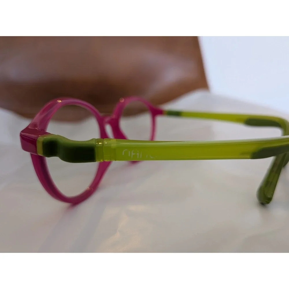 Nano Vista Flicker Raspberry Round Nao3180346 Eyeglasses Frames 46-14-132